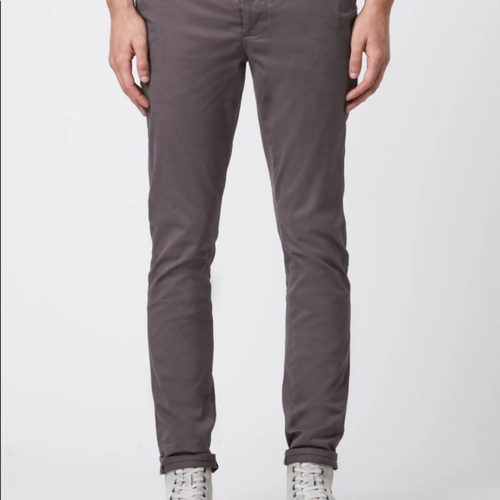 ALLSAINTS skinny chino pants. Size 33 grey
